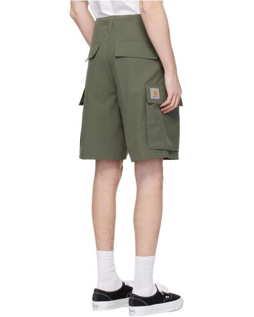 Carhartt Green Kade Cargo Shorts for men