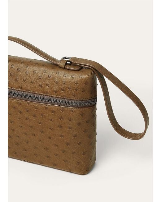 Loro Piana Brown Extra Pouch L29 for men