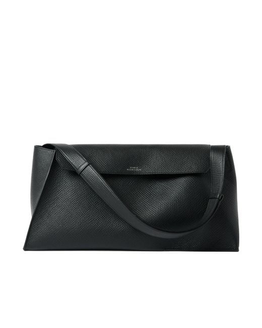 Studio Nicholson Black The Folded Shoulder Bag