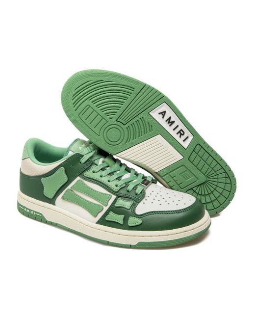 Amiri Green Tie Low Upper Board Shoes for men