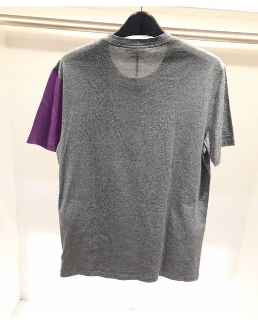 Versace Gray Short-Sleeved T-Shirt for men