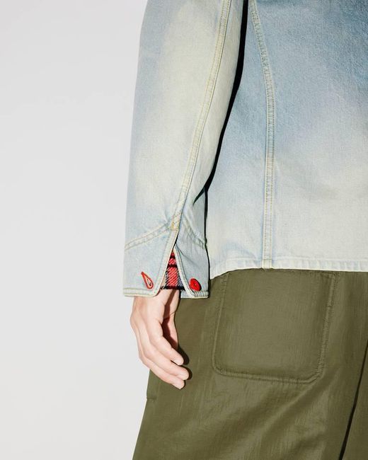 KENZO Blue Travel Denim Jacket for men