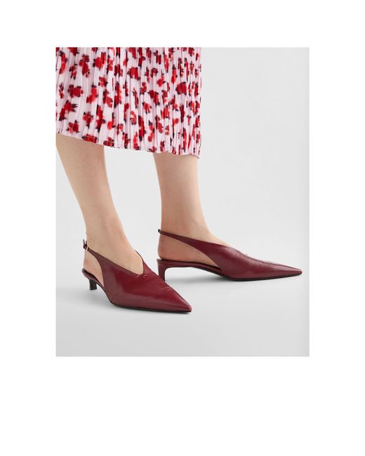 Jil Sander Red Pumps