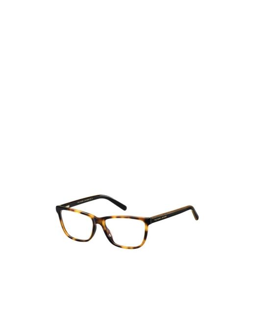 Marc Jacobs Metallic Eyewear Square Frame Glasses