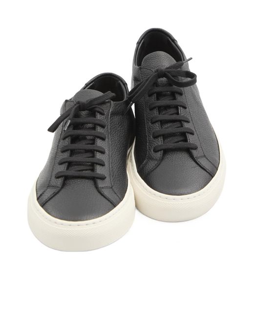 Common Projects Black Achilles Premium Sneakers for men