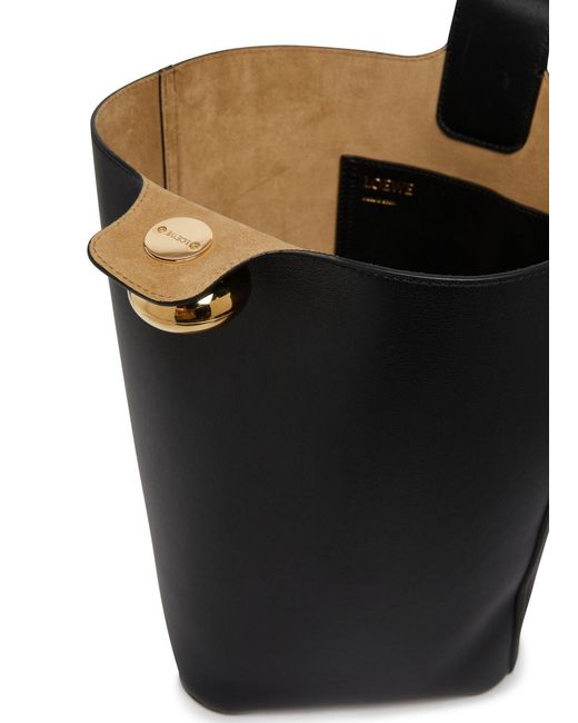 Loewe Black Pebble Bucket Shoulder Bag