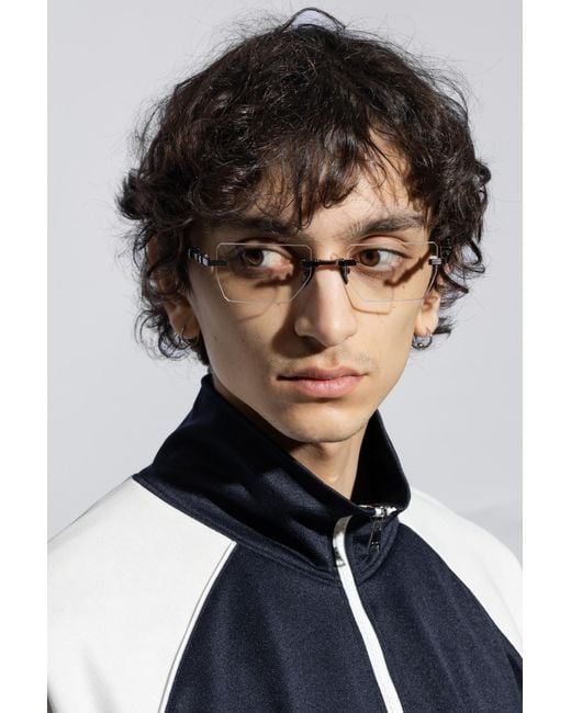 Balmain Natural Eyewear Pierre Square Frame Glasses for men