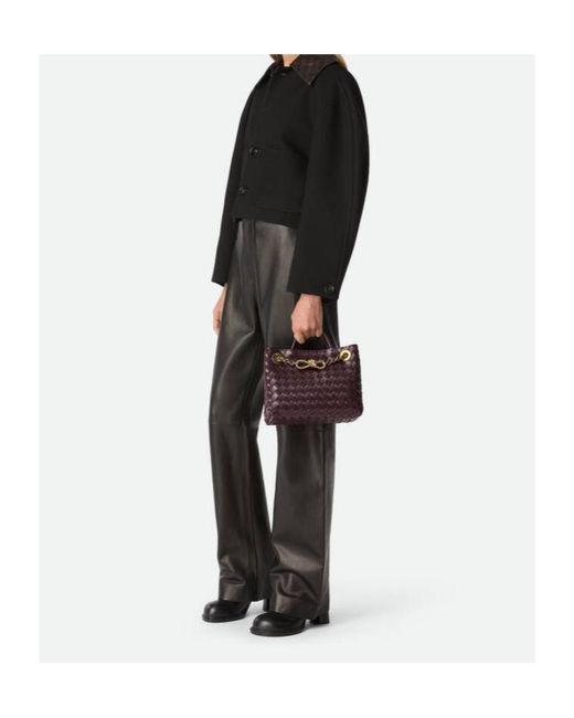 Bottega Veneta Purple Small Andiamo Chain