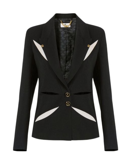 Elisabetta Franchi Black Blazer