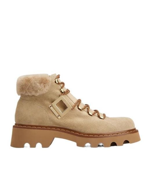 Roger Vivier Natural Viv' Rangers Truck Booties