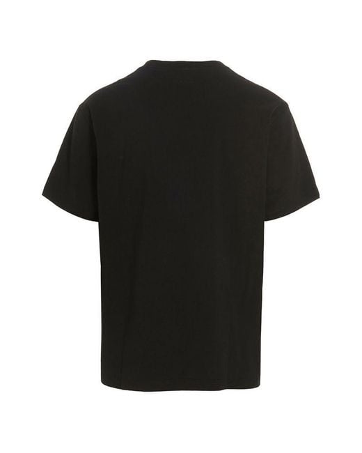 Doublet Black Graphic-Print Cotton T-Shirt for men