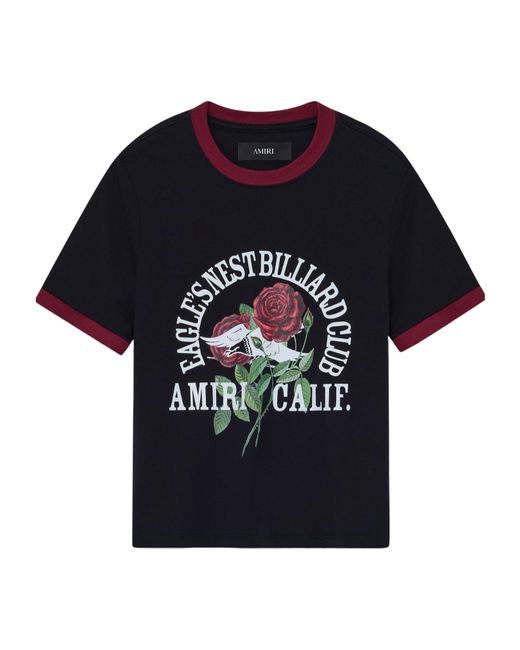 Amiri Black Eagle Ringer T-Shirt
