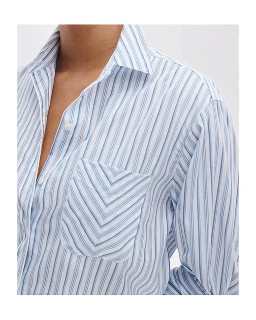 Rag & Bone Blue Striped Shirt