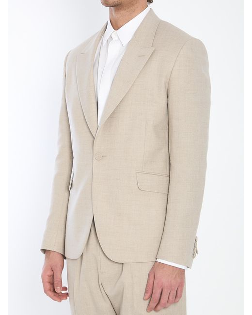Dior Natural Homme Single-Breasted Long-Sleeved Jacket for men