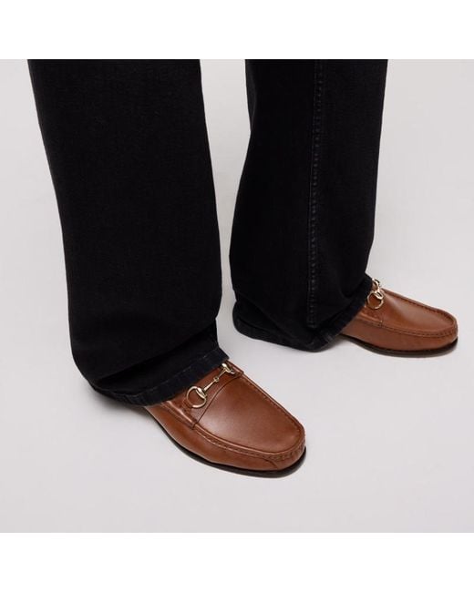 Gucci Brown Lugano Loafers for men