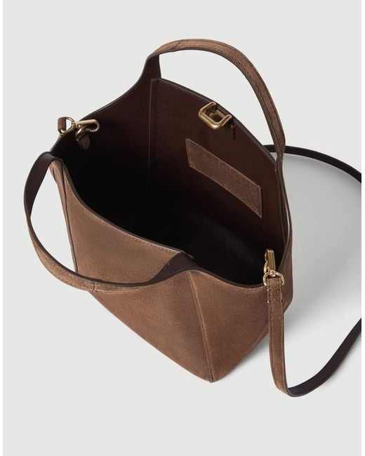 Brunello Cucinelli Brown Sartorial Small Bucket Bag