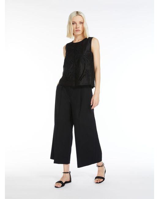 Max Mara Black Sleeveless Vest