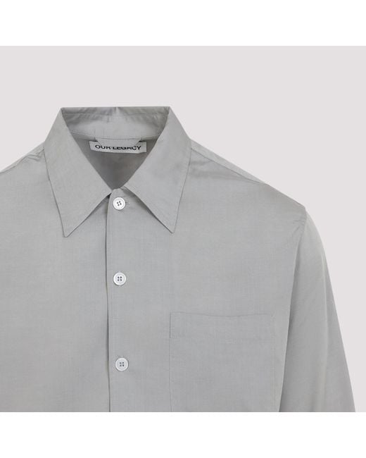 Our Legacy Gray Every Relaxed Shirt for men