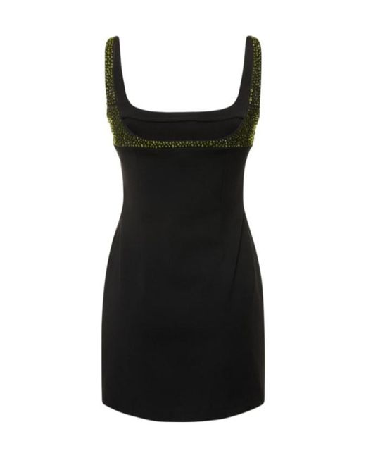 16Arlington Black Embellished Mini Dress