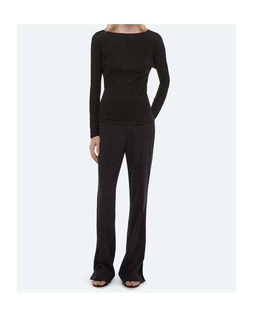 Helmut Lang Black Long-Sleeved T-Shirt
