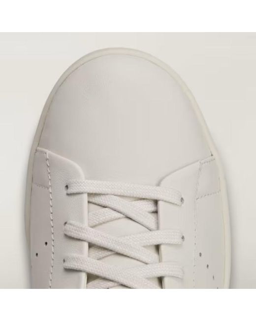 Y-3 White Lace-Up Sneakers for men
