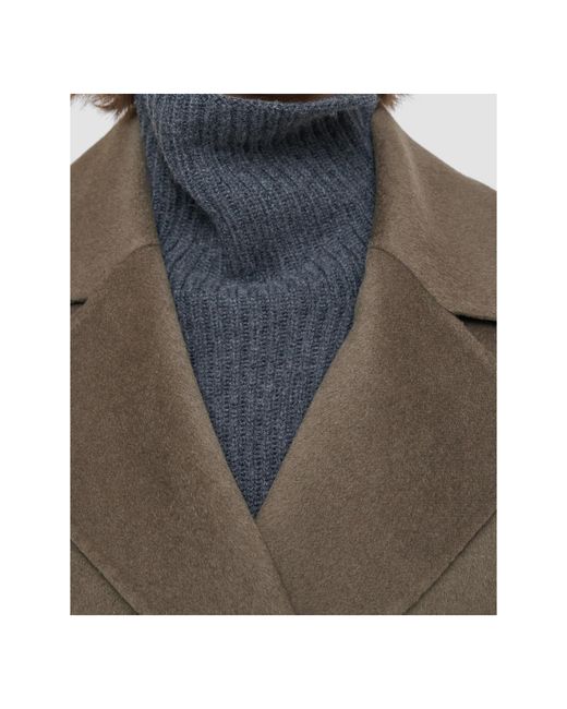 Joseph Brown Belted Wrap Coat