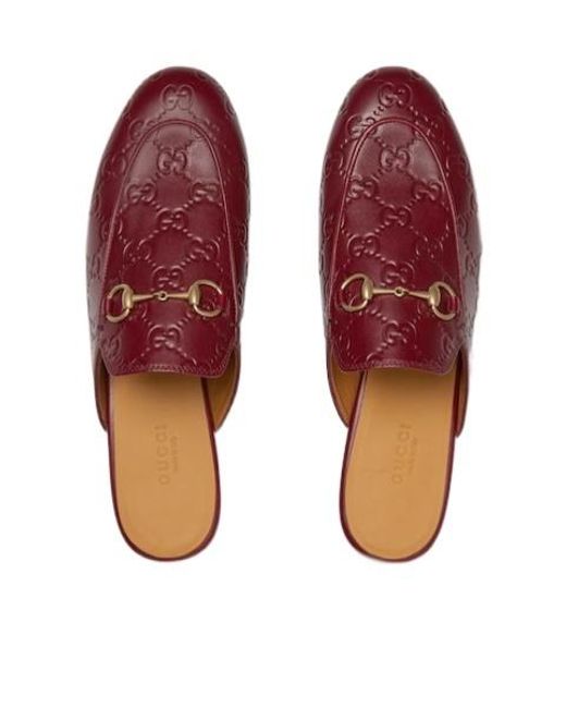 Gucci Brown Princetown Slippers