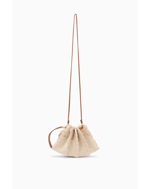Ulla Johnson Natural Adria Small Crochet Crossbody