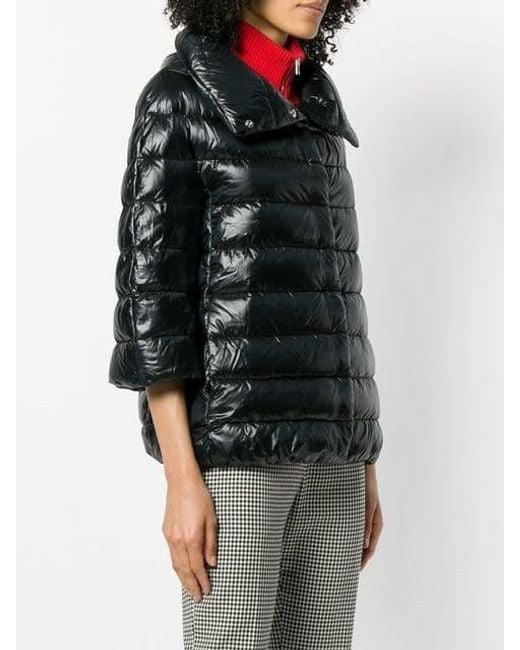Herno Black Aminta Short Down Jacket