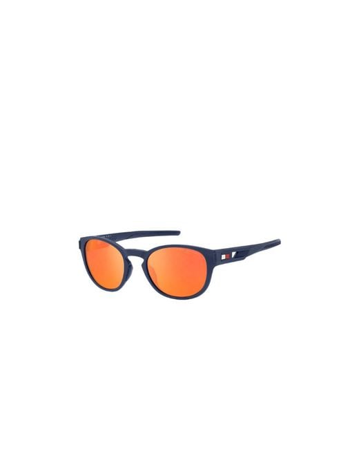 Tommy Hilfiger Orange Round Shield Sunglasses for men