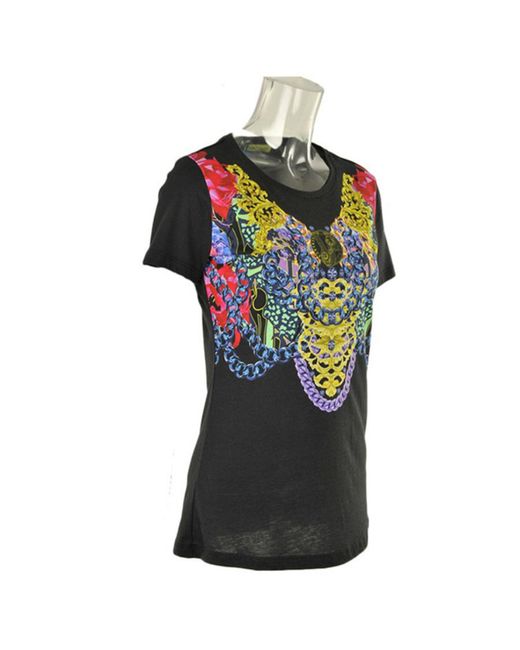 Versace Jeans Black Logo Detail T-Shirt