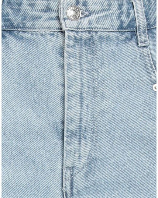 Isabel Marant Blue Light-Colored Straight-Leg Jeans