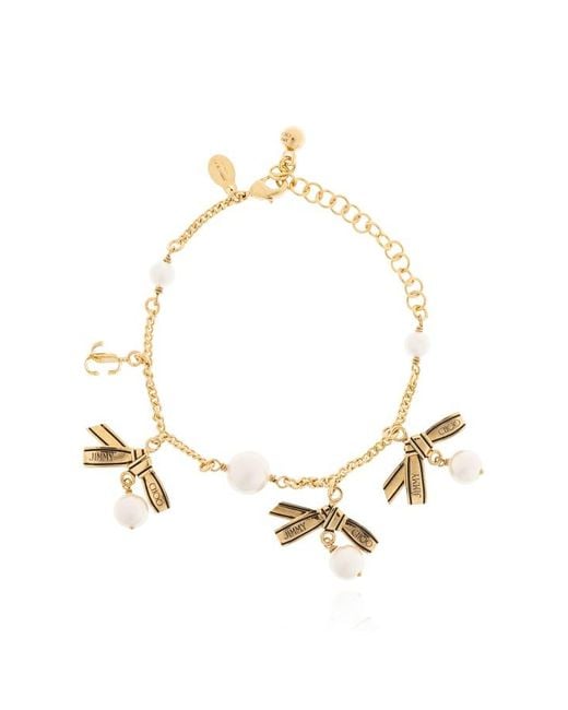 Jimmy Choo Metallic Bracelet With Charms