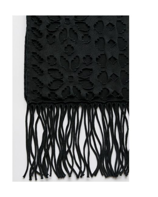 Our Legacy Black Tore Scarf for men