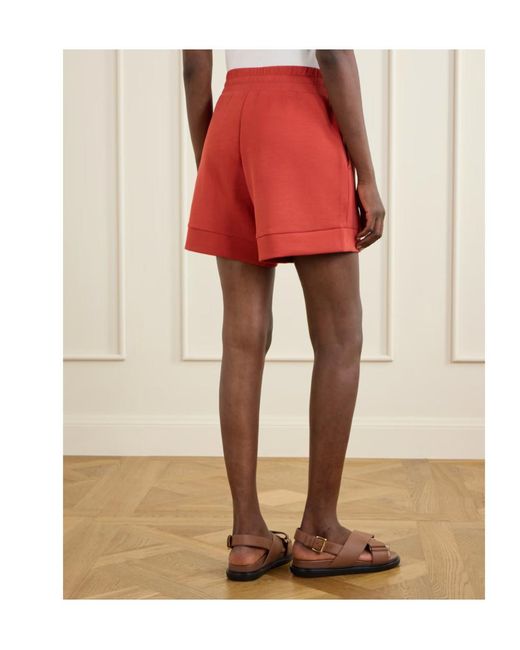 Varley Red Atrium Jersey Shorts