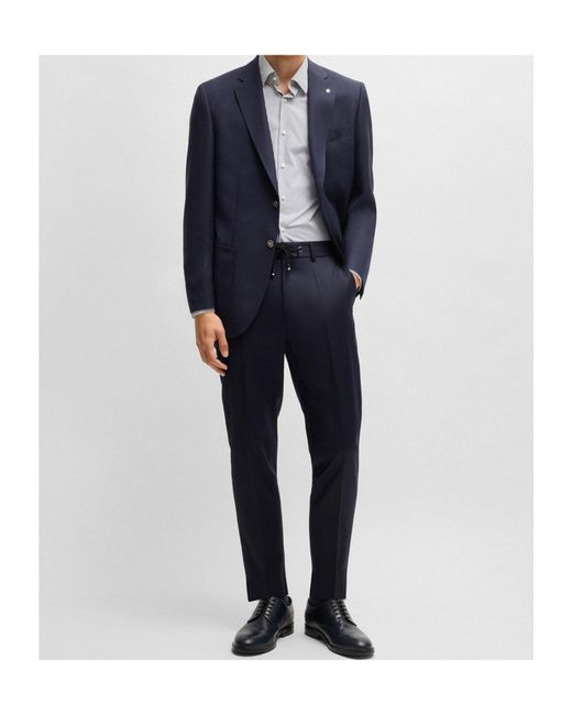 Boss Blue Boss Regular-Fit Suit Jacket for men