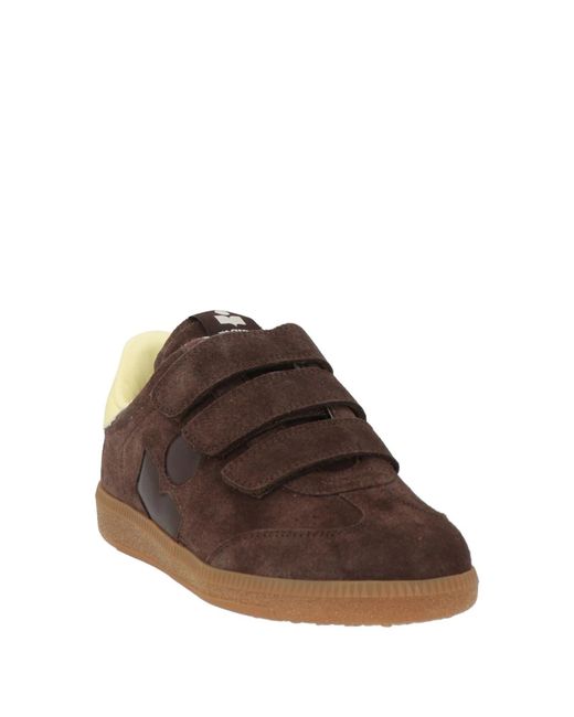 Isabel Marant Brown Sneakers Cow Leather