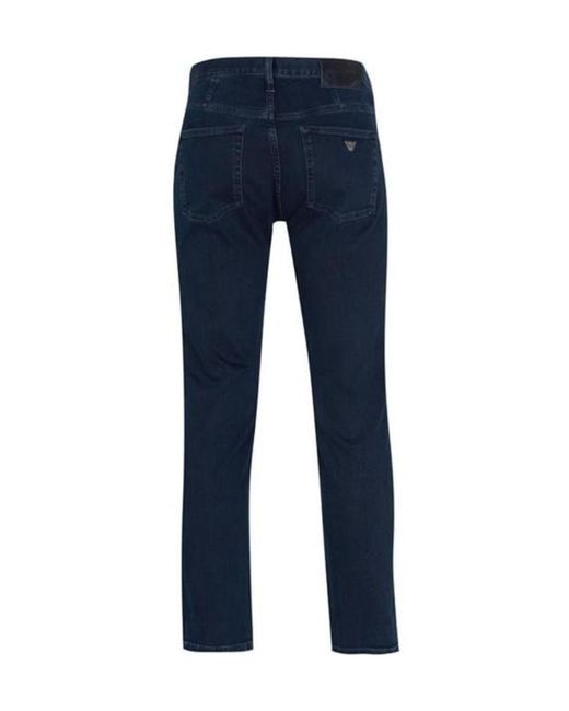 Emporio Armani Blue Logo Jeans for men