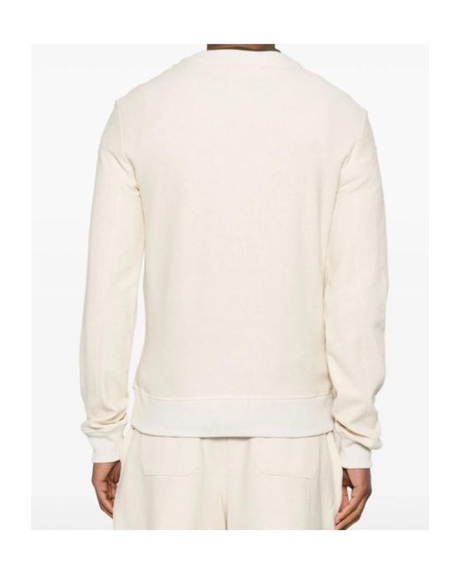 McQueen White Cotton-Blend Sweatshirt for men