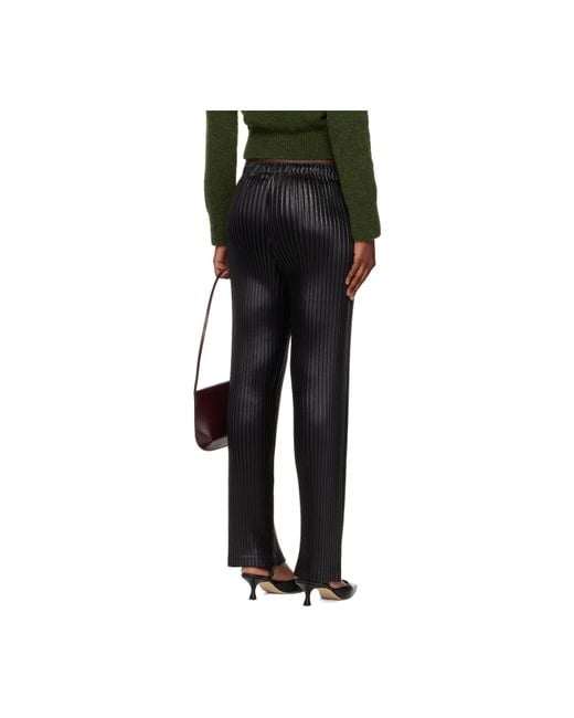Issey Miyake Black Pleated Trousers