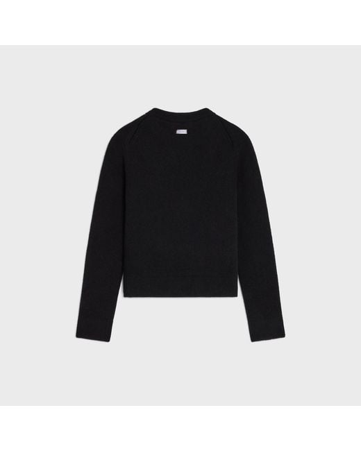 Céline Black Crewneck Sweater