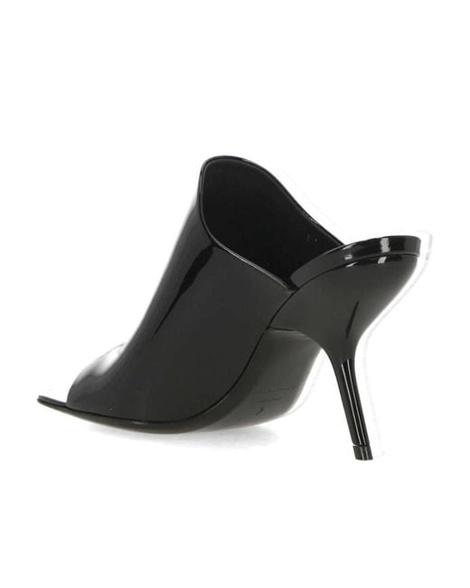 Ferragamo Black Ferragamo Era Slip-On Heeled Sandals