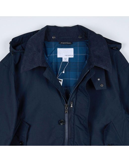 Nanamica Blue 2L Pertex Field Jacket for men