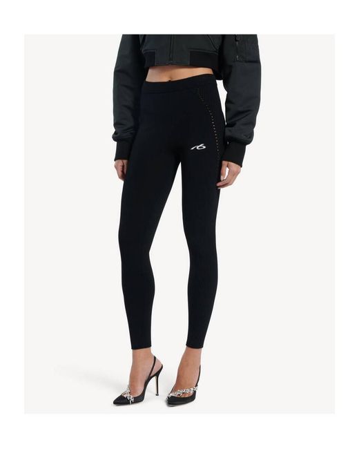 Balenciaga Black Techwear Leggings