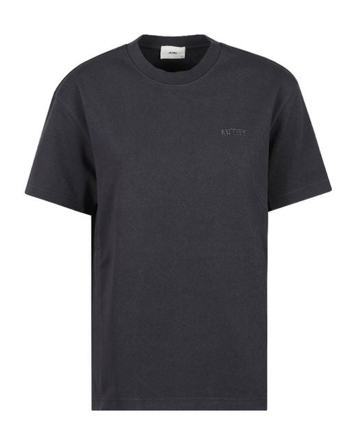 Autry Black Crew-Neck T-Shirt