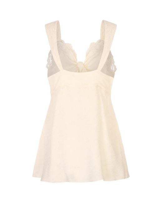 Chloé Natural Sleeveless Top