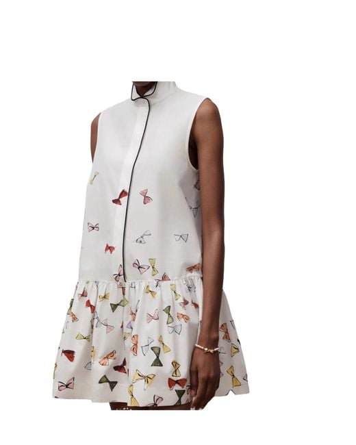 Dior Natural Iviera Short Flared Dress