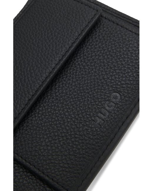 Boss Black Logo-Plaque Wallet for men