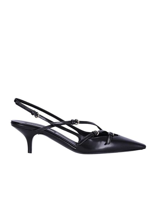 Miu Miu Blue Open-Heeled Sandals