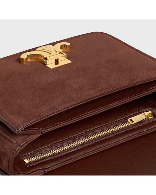 Céline Brown Teen Triomphe Bag